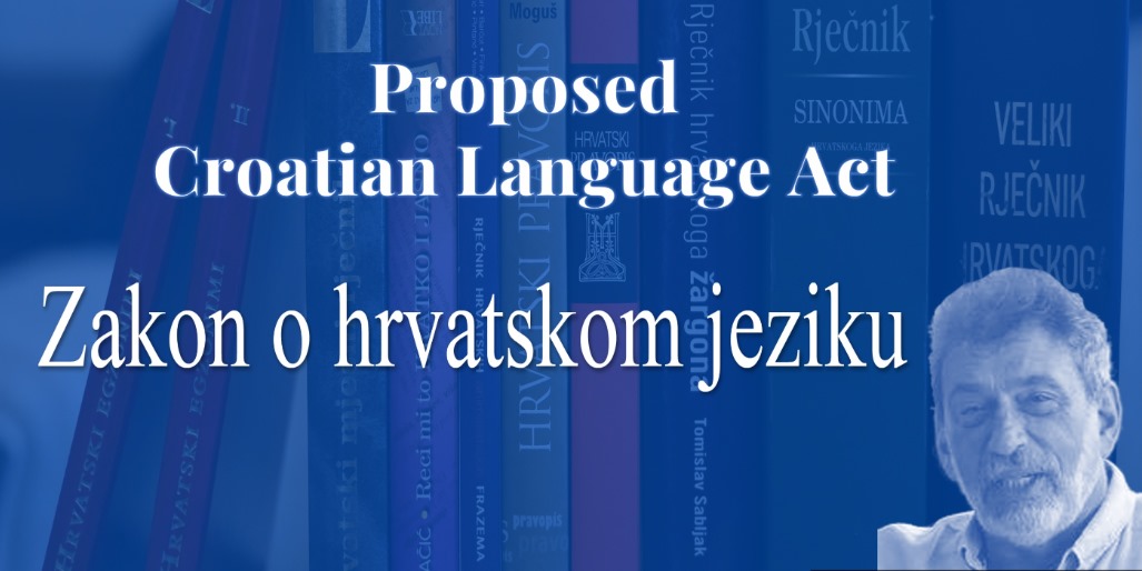 NACRT PRIJEDLOGA ZAKONA O HRVATSKOM JEZIKU PANOPTICUM